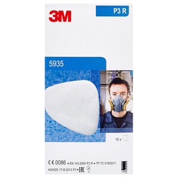 [07543] 3M 5935 filtre antipoussière P3R pour masque série 6000 et 7000