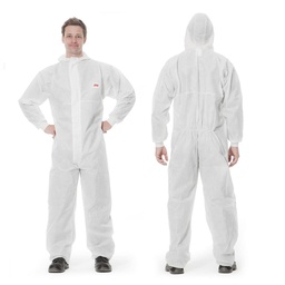 [20259] 3M 4545 white protective suit, size L