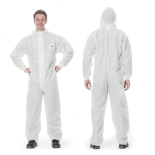 [20259] 3M 4545 white protective suit, size L