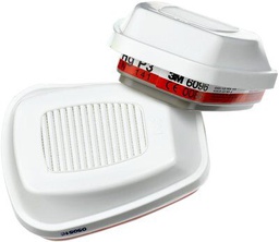 [22587] 3M 6096 gas and vapor filter cartridge A1 HgP3R