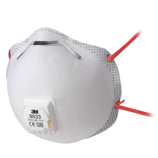 [22709] ﻿​​​​3M 8833 masque à particules avec soupape d'expiration FFP3﻿