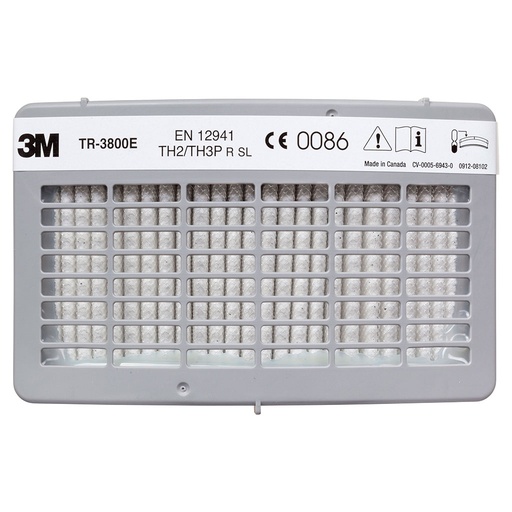 [24005] 3M TR-3822E filtre P3 et odeurs acides génantes