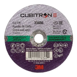 [24152] 3M disque à tronçonner 33456 Cubitron II 75 x 1.0mm