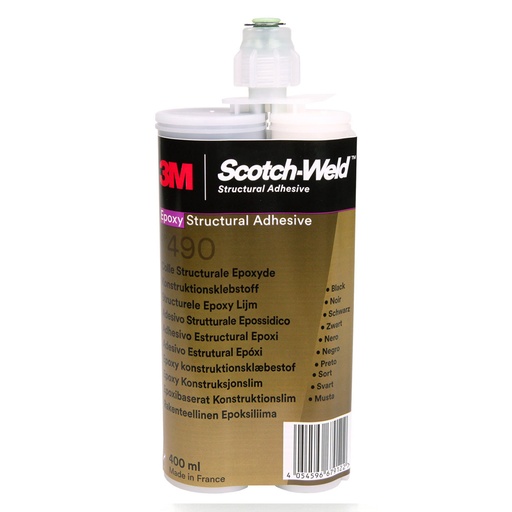 [18141] 3M Scotch-Weld™ DP490  adesivo strutturale epossidico nero 400ml