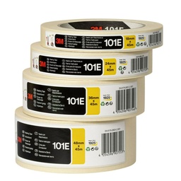 [17905] 3M 101E Beige Crepe Paper Masking Tape 0.12 24mm x 50m