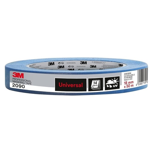[04461] 3M 2090 professionelles Abdeckband blau 0.13 18mm x 50m