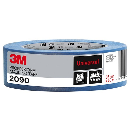 [04474] Nastro per mascheratura professionale 3M 2090 blu 0.13 36mm x 50m