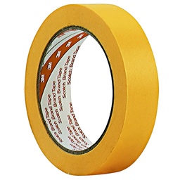 [04486] 3M 244 glattes Papier-Abdeckband gelb 0.085 18 mm x 50m