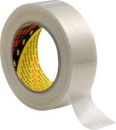 [04556] 3M 8956 transparent filament adhesive tape 0.12 25mm x 50m