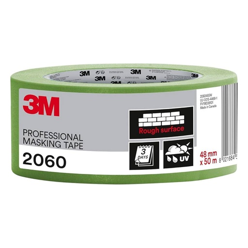 [16478] 3M 2060 nastro adesivo per mascheratura professionale verde 0.15 48mm x 50m