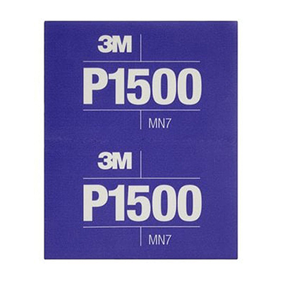 [19545] 3M 34343 feuille abrasive flexible Hookit violet P1500 140 x 171mm