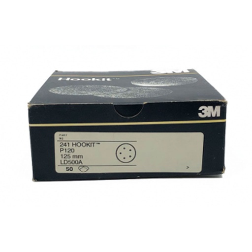 [08474] 3M 241 abrasive disc Hookit P120 125mm 5 holes