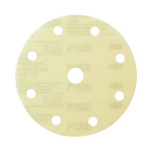 [17800] Disco abrasivo 3M 260L Hookit P1200 150mm 9 fori