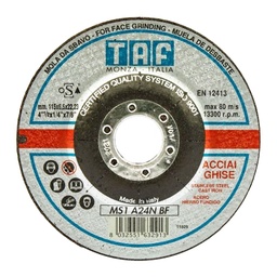 [16511] TAF grinding disc MS1 A24N 125 x 6.5mm