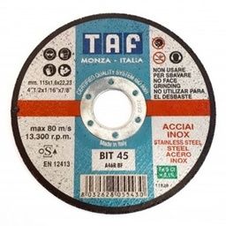 [16547] TAF cutting disc BIT45 A46R 115 x 1.6mm