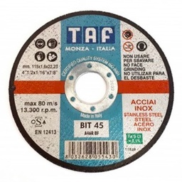 [16547] TAF disque à tronçonner BIT45 A46R 115 x 1.6mm