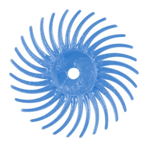 [08715] 3M RB-ZB 27616 setola radiale tipo C P400 blu 14mm