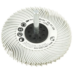 [16939] 3M BB-ZS 62969 radial bristle P120 76mm shank 6mm