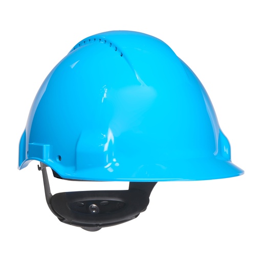 [20320] 3M G3000 protective helmet with UV indicator, blue, ventilated
