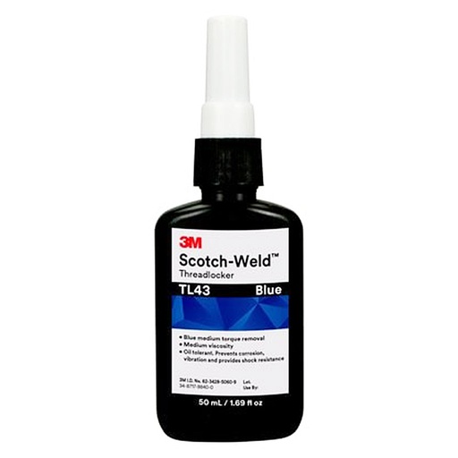 [18842] 3M TL43/50 Scotch-Weld Anaerobic Screw Adhesive, 50ml