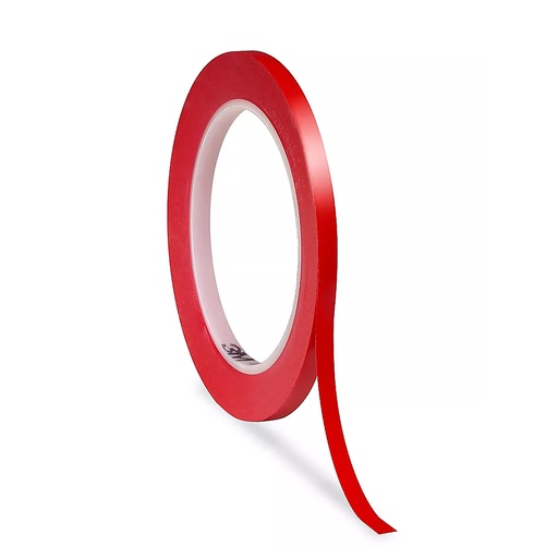[04510] 3M 471 ruban adhésif vinyle rouge 0.14 6.4mm x 33m