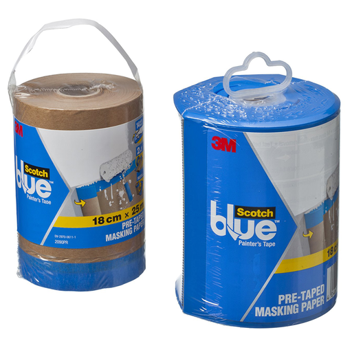 [19543] 3M 2090PR recharge papier de masquage avec ruban intégré 180mm x 25m