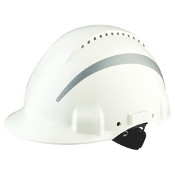[25413] 3M G3000NUV-R-VI casco protettivo con indicatore UV, bianco, ventilato