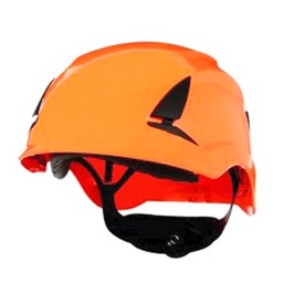 [26072] 3M X5507NVE-CE casque de protection SecureFit orange, non ventilé