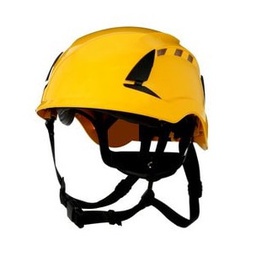 [26074] 3M X5002VE-CE casque de protection SecureFit jaune, ventilé