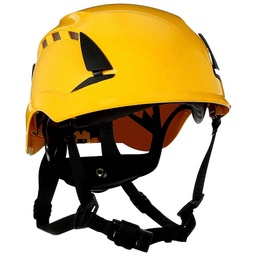 [26074] Casco protettivo 3M X5002VE-CE SecureFit giallo, ventilato