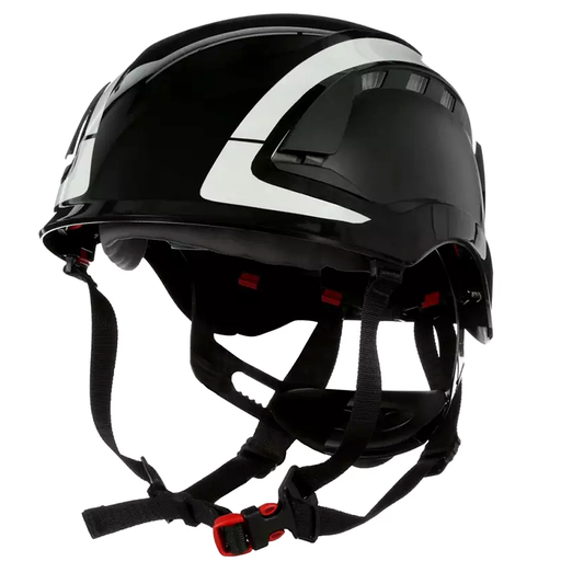 [26075] 3M X5012V-CE SecureFit Schutzhelm schwarz, belüftet