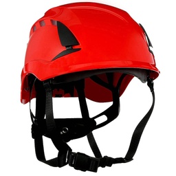 [26076] 3M X5005VE-CE SecureFit Schutzhelm rot, belüftet