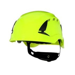 [26077] 3M X5514V-CE casque de protection SecureFit vert fluo, ventilé