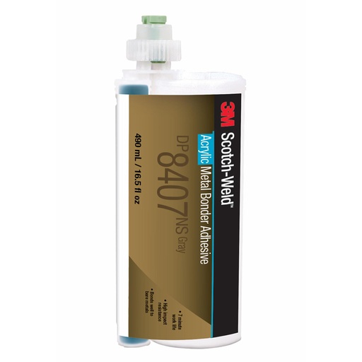 [27015] 3M Scotch-Weld™ DP8407NS colle structurale Acrylique gris, 45ml