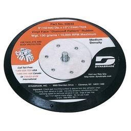 [03929] Dynabrade 50606 Plateau non-vacuum  6″ (152mm) velcro long